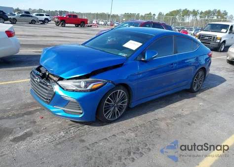 2017 Hyundai Elantra Sport z USA, uszkodzony, nr VIN KMHD04LB3HU291888